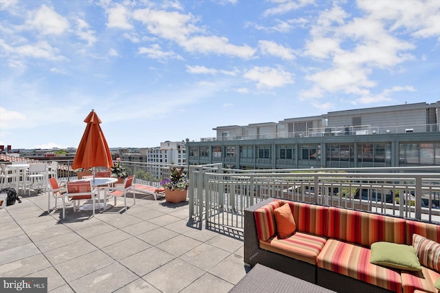2425 L St NW Unit 623, Washington, DC 20037 - view of patio / terrace featuring outdoor lounge area