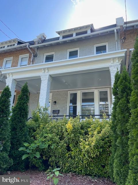 4522 4th St NW, Washington, DC 20011 - view of front of house with brick siding and covered porch