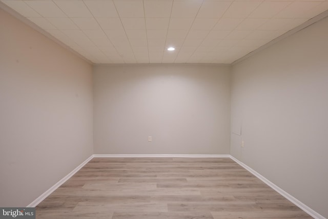 5241 W Running Brook Rd Unit 302, Columbia, MD 21044 - empty room featuring recessed lighting, light wood-type flooring, and baseboards