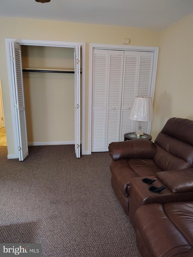 1412 Albert Dr, Bowie, MD 20721 - living room with carpet and baseboards