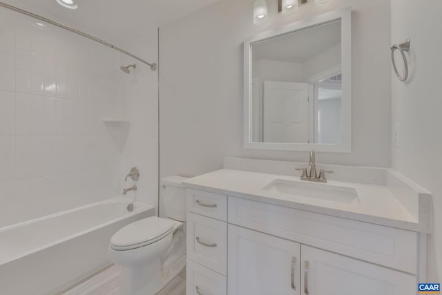 80A Park Ridge Dr, Crozet, VA 22932 - full bathroom with vanity, toilet, and shower / tub combination