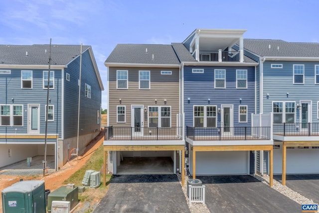 80A Park Ridge Dr, Crozet, VA 22932 - rear view of house with driveway and a garage