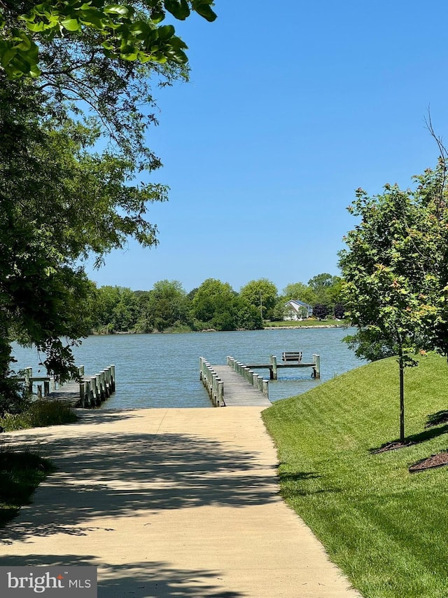 504 S Regulator Dr S, Cambridge, MD 21613 - dock area featuring a water view