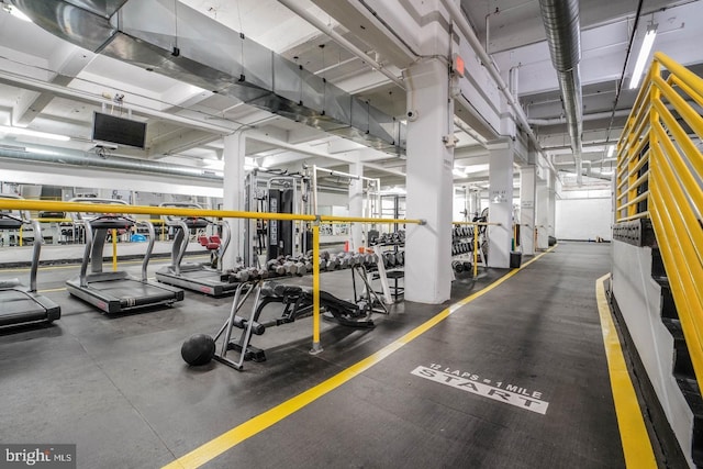 444 N 4th St Unit 415, Philadelphia, PA 19123 - view of gym