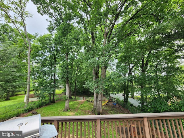 87 Summers St, Inwood, WV 25428 - view of wooden terrace