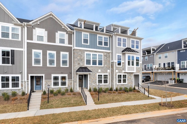 750 Park Ridge Dr, Crozet, VA 22932 - townhome / multi-family property featuring stone siding and board and batten siding