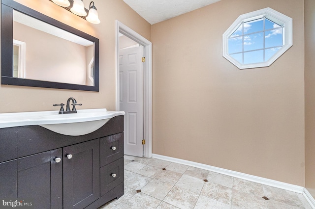 351 Point To Point Rd, Bel Air, MD 21015 - bathroom featuring vanity, baseboards, and tile patterned flooring