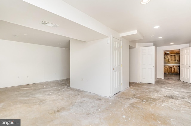 351 Point To Point Rd, Bel Air, MD 21015 - below grade area with recessed lighting