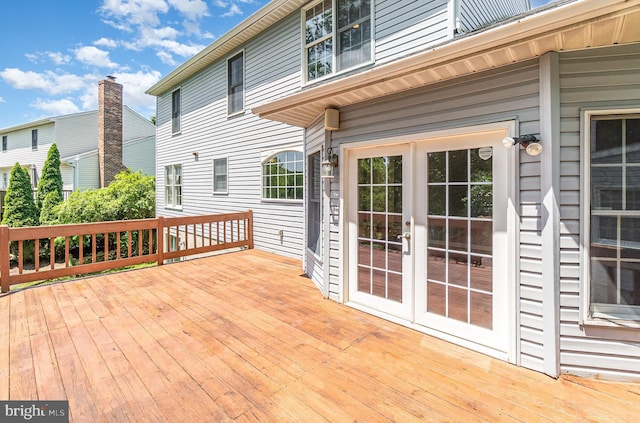 351 Point To Point Rd, Bel Air, MD 21015 - deck with french doors