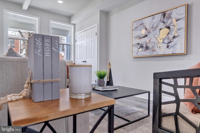 1121 48th Pl NE, Washington, DC 20019 - office featuring recessed lighting and wood finished floors