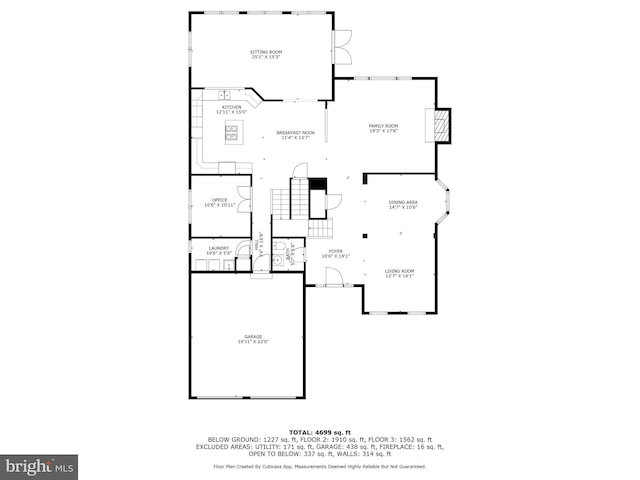 25487 Dabner Dr, Chantilly, VA 20152 - property floor plan