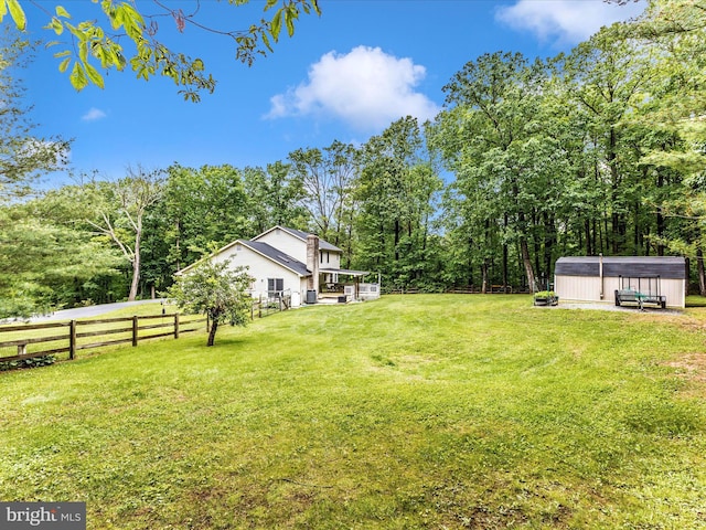 4024 Roop Rd, New Windsor, MD 21776 - view of yard with an outbuilding and a detached carport