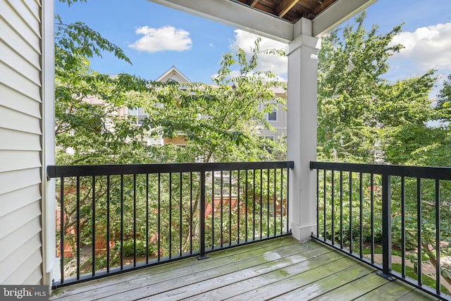 11345 Aristotle Dr Unit 6-311, Fairfax, VA 22030 - view of wooden deck