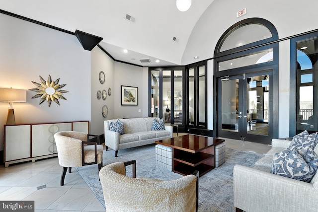 11345 Aristotle Dr Unit 6-311, Fairfax, VA 22030 - lobby featuring recessed lighting and high vaulted ceiling
