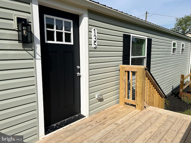 135 Crawford Quarry Rd, Falling Waters, WV 25419 - view of wooden terrace