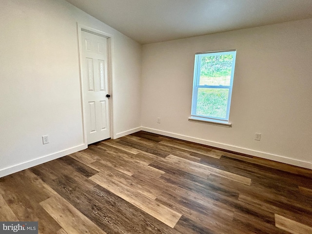 135 Crawford Quarry Rd, Falling Waters, WV 25419 - unfurnished room with dark wood-style flooring and baseboards