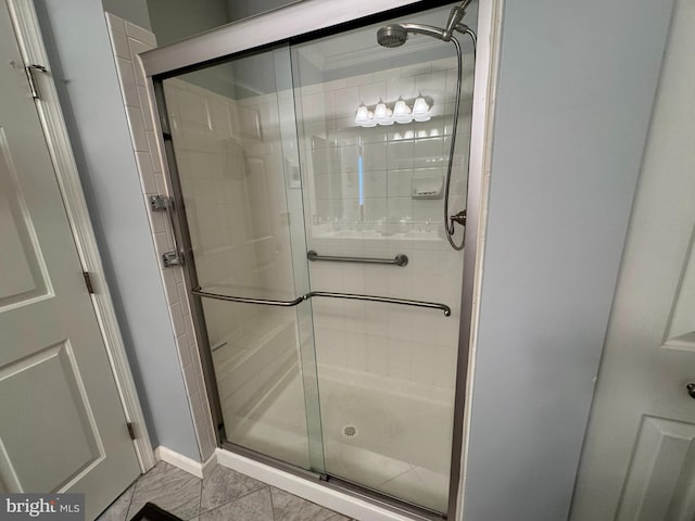 4503-J Dunton Ter, Perry Hall, MD 21128 - full bath featuring a shower stall and baseboards