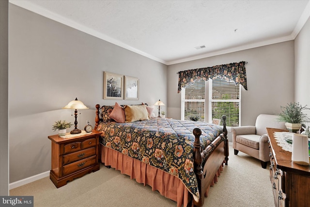 4503-J Dunton Ter, Perry Hall, MD 21128 - bedroom featuring crown molding, light colored carpet, and baseboards