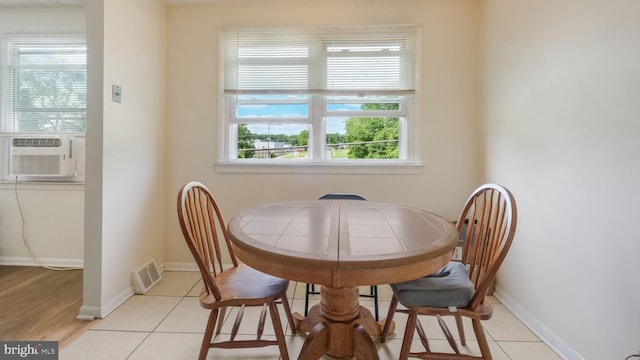 3119 Comly Rd, Philadelphia, PA 19154 - dining area with cooling unit and baseboards