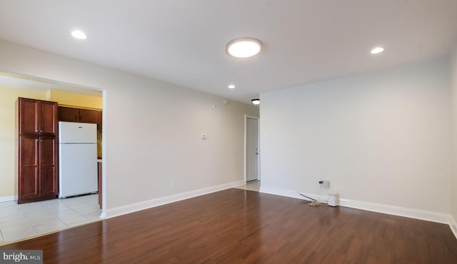 3119 Comly Rd, Philadelphia, PA 19154 - empty room featuring light wood-style floors, baseboards, and recessed lighting