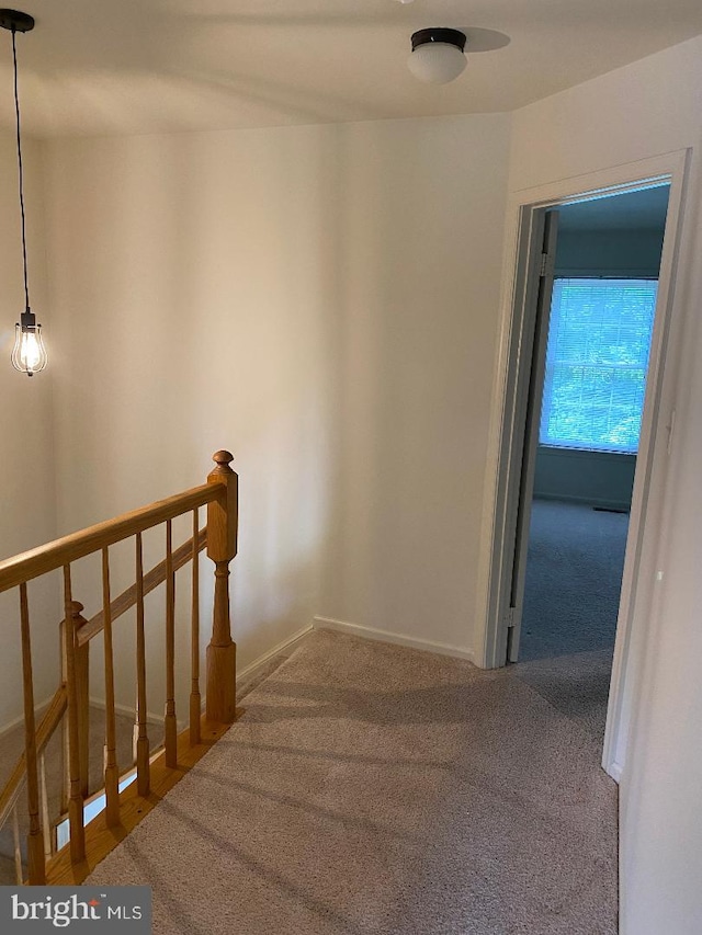 3299 Corcyra Ct, Woodbridge, VA 22192 - stairway featuring carpet flooring and baseboards