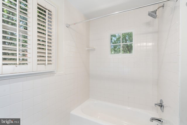 5312 Baltimore Ave, Chevy Chase, MD 20815 - bathroom featuring  shower combination and tile walls