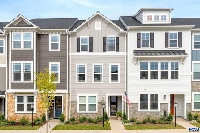 770 Park Ridge Dr, Crozet, VA 22932 - view of property featuring stone siding and board and batten siding