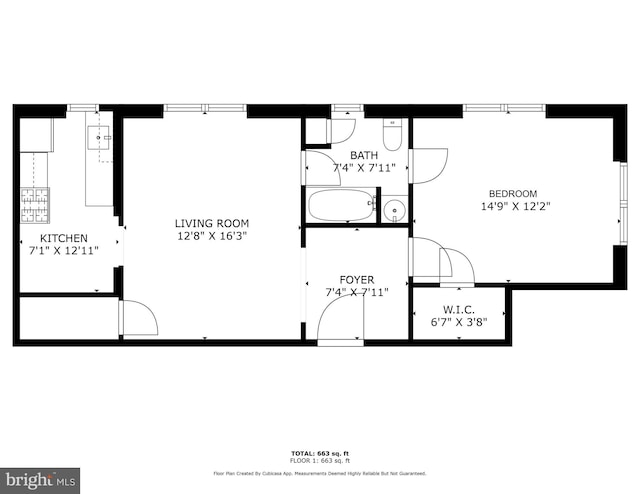 1514 17th St NW Unit 114, Washington, DC 20036 - view of property floor plan