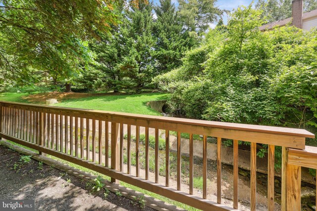 2893 Sutton Oaks Ln, Vienna, VA 22181 - wooden deck with a yard