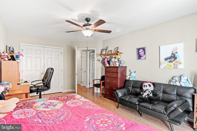 4 Hagarman Dr Unit 4, York, PA 17408 - home office featuring ceiling fan and light wood-style flooring