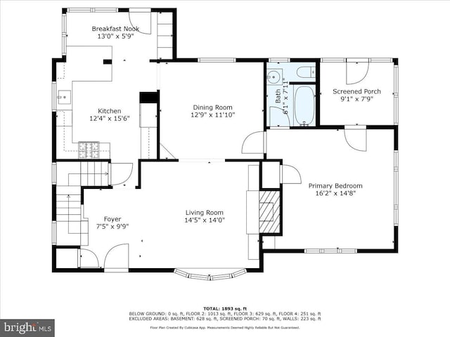 14 Willow Rd, Lawrenceville, NJ 08648 - property floor plan
