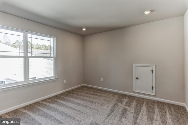 33841 Joel Ln, Lewes, DE 19958 - carpeted empty room with baseboards and recessed lighting