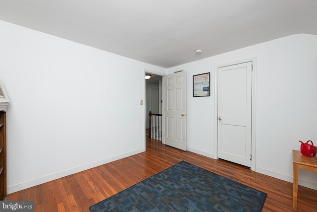 617 March St, Reading, PA 19607 - unfurnished bedroom featuring wood finished floors and baseboards