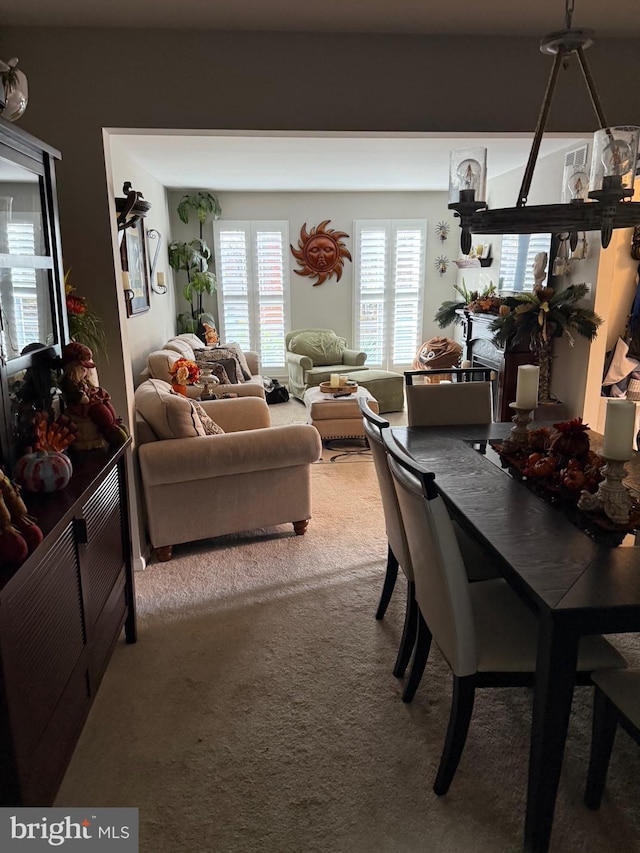 5431 Plymouth Meadows Ct, Fairfax, VA 22032 - dining room with carpet