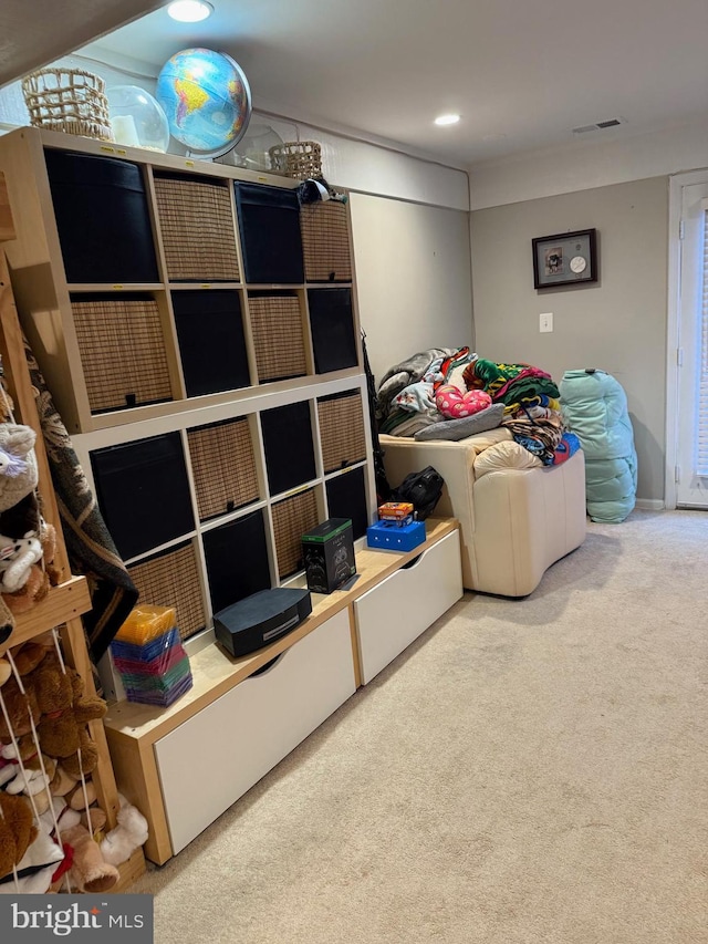 5431 Plymouth Meadows Ct, Fairfax, VA 22032 - bedroom with carpet and recessed lighting
