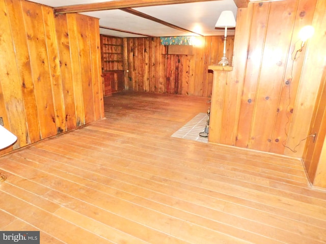 1216 23rd Ave, Altoona, PA 16601 - finished below grade area with wood walls and wood finished floors