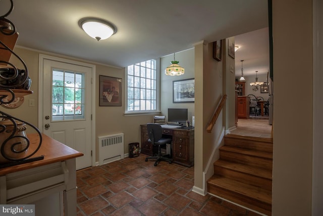 128 Cherry Ln, Doylestown, PA 18901 - office space featuring radiator heating unit and baseboards
