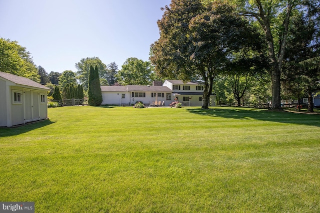 128 Cherry Ln, Doylestown, PA 18901 - view of yard featuring an outbuilding