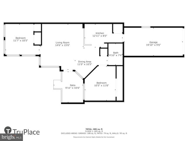 14011 Justin Way Unit 21-A, Laurel, MD 20707 - room layout
