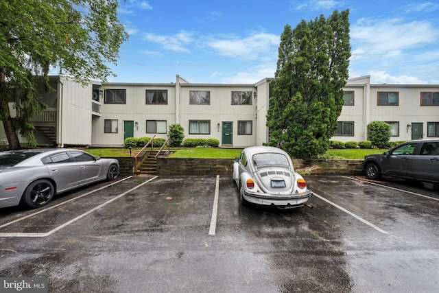 289 Summit House Unit 289, West Chester, PA 19382 - uncovered parking lot featuring stairs