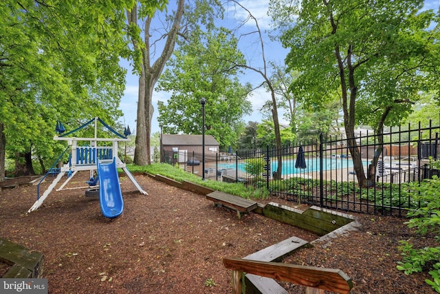 289 Summit House Unit 289, West Chester, PA 19382 - community play area featuring a community pool