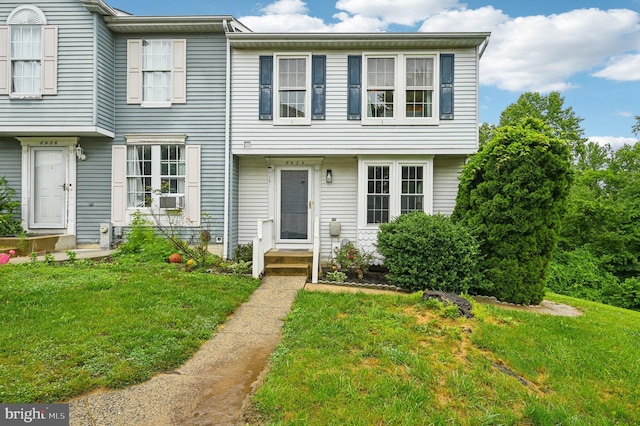 8924 Oxley Forest Ct, Laurel, MD 20723 - view of property featuring a front yard and cooling unit