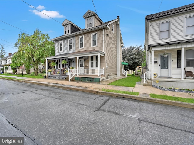 16 W Maple Ave, Myerstown, PA 17067 - view of front of house with covered porch
