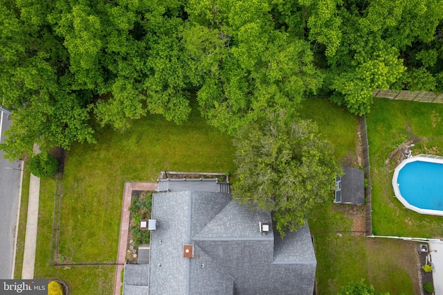 2 Stretch Dr, Mullica Hill, NJ 08062 - aerial view of a pool