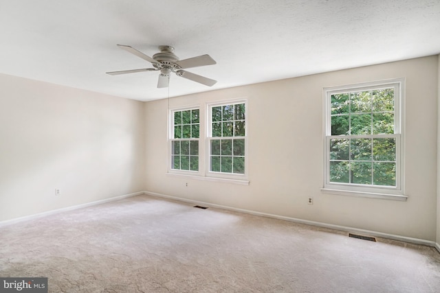 9147 Everett Ct, Springfield, VA 22152 - unfurnished room featuring healthy amount of natural light, ceiling fan, and carpet