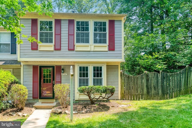 9147 Everett Ct, Springfield, VA 22152 - colonial house with covered porch