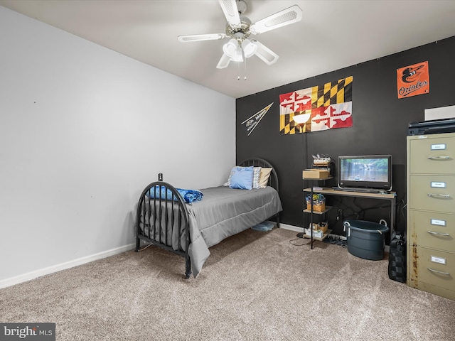 6290 Pinyon Pine Ct, Eldersburg, MD 21784 - bedroom featuring carpet floors and ceiling fan
