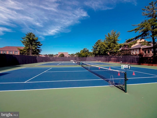 3277 Sutton Pl NW Unit C, Washington, DC 20016 - view of tennis court featuring community basketball court
