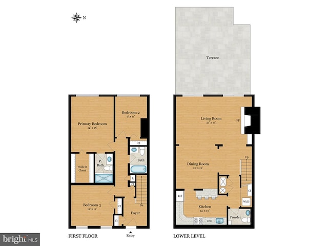 3277 Sutton Pl NW Unit C, Washington, DC 20016 - home floor plan