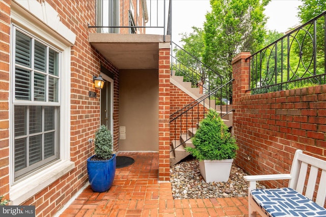 3277 Sutton Pl NW Unit C, Washington, DC 20016 - view of patio / terrace with stairway